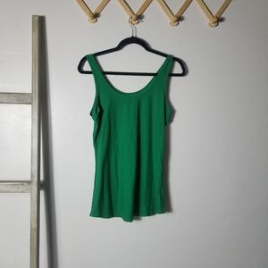 NO BOUNDARIES WOMEN'S GREEN TANK SIZE XL
